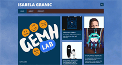 Desktop Screenshot of isabelagranic.com